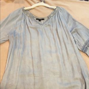 Charlie B light blue medium blouse